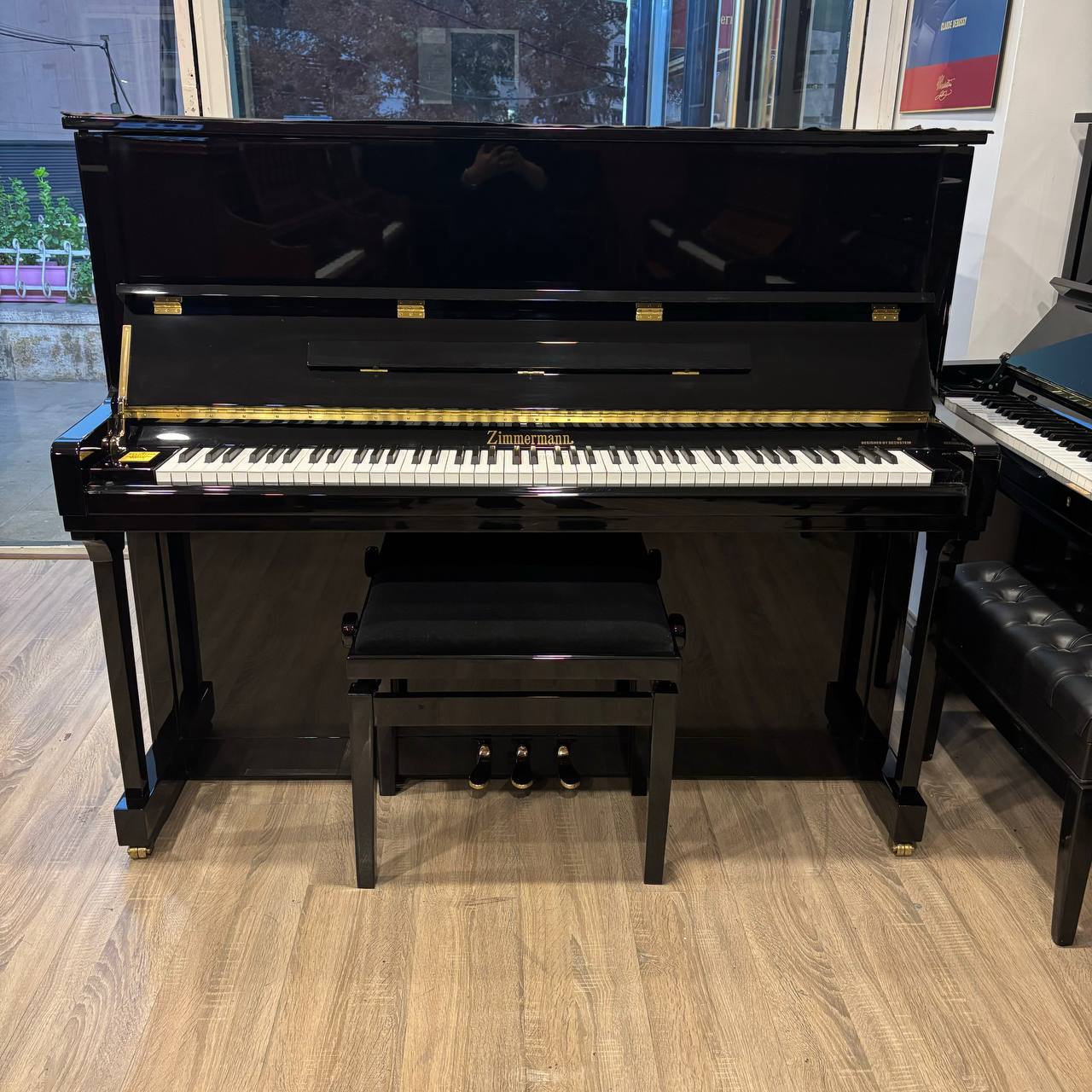 پیانو آکوستیک کارکرده زیمرمن Zimmermann S6 ارتفاع ۱۲۶