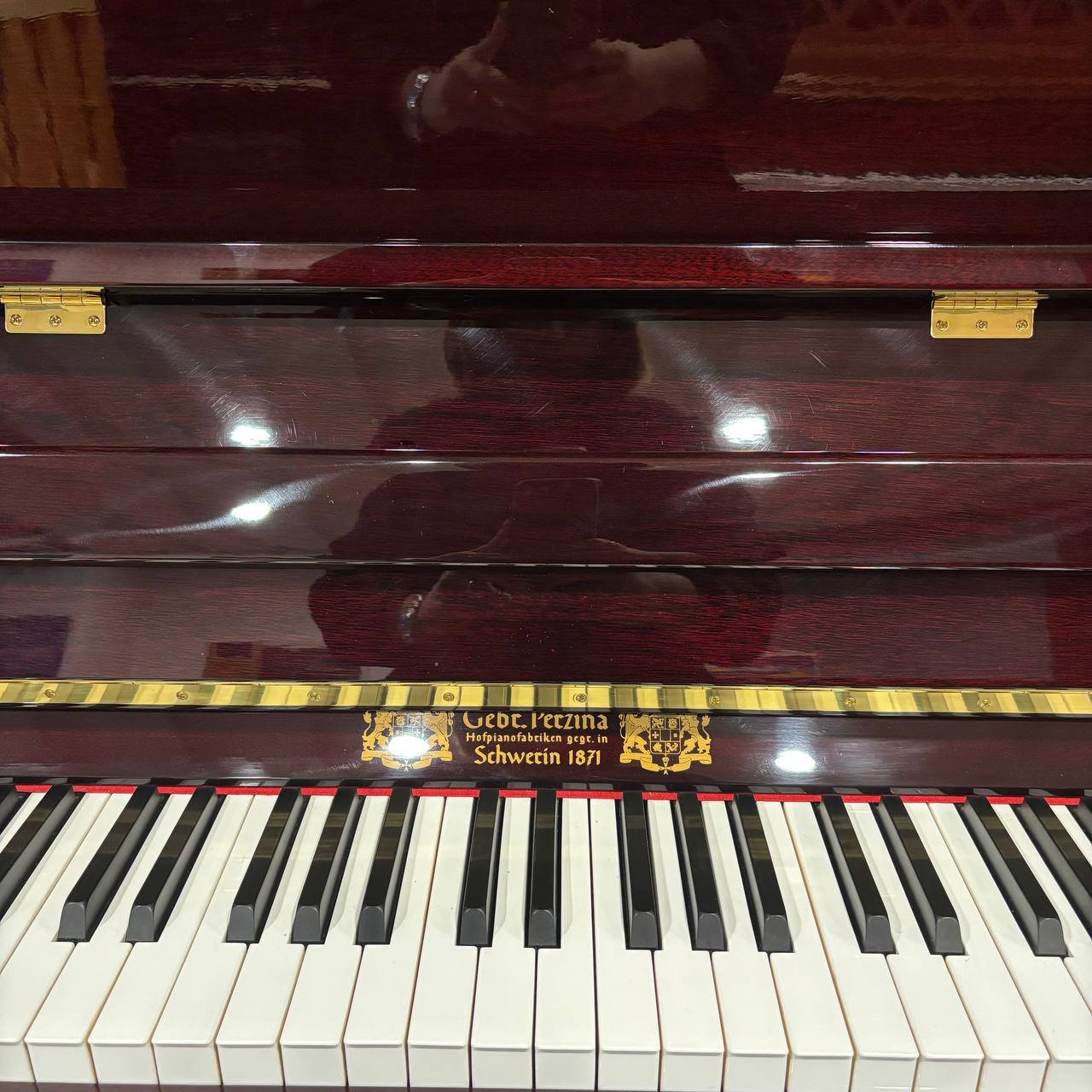 پیانو آکوستیک کارکرده گبر پرزینا GEBR. PERZINA ارتفاع 123
