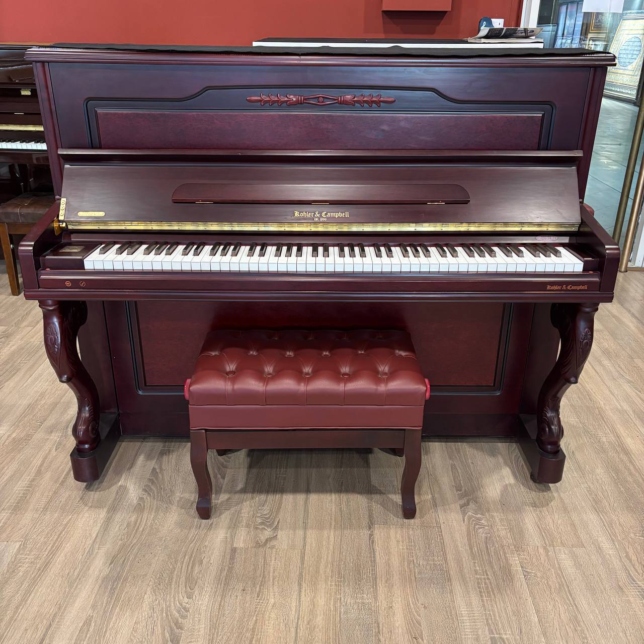 پیانو آکوستیک کارکرده کهلر اند کمپبل KOHLER & CAMPBELL ارتفاع 121