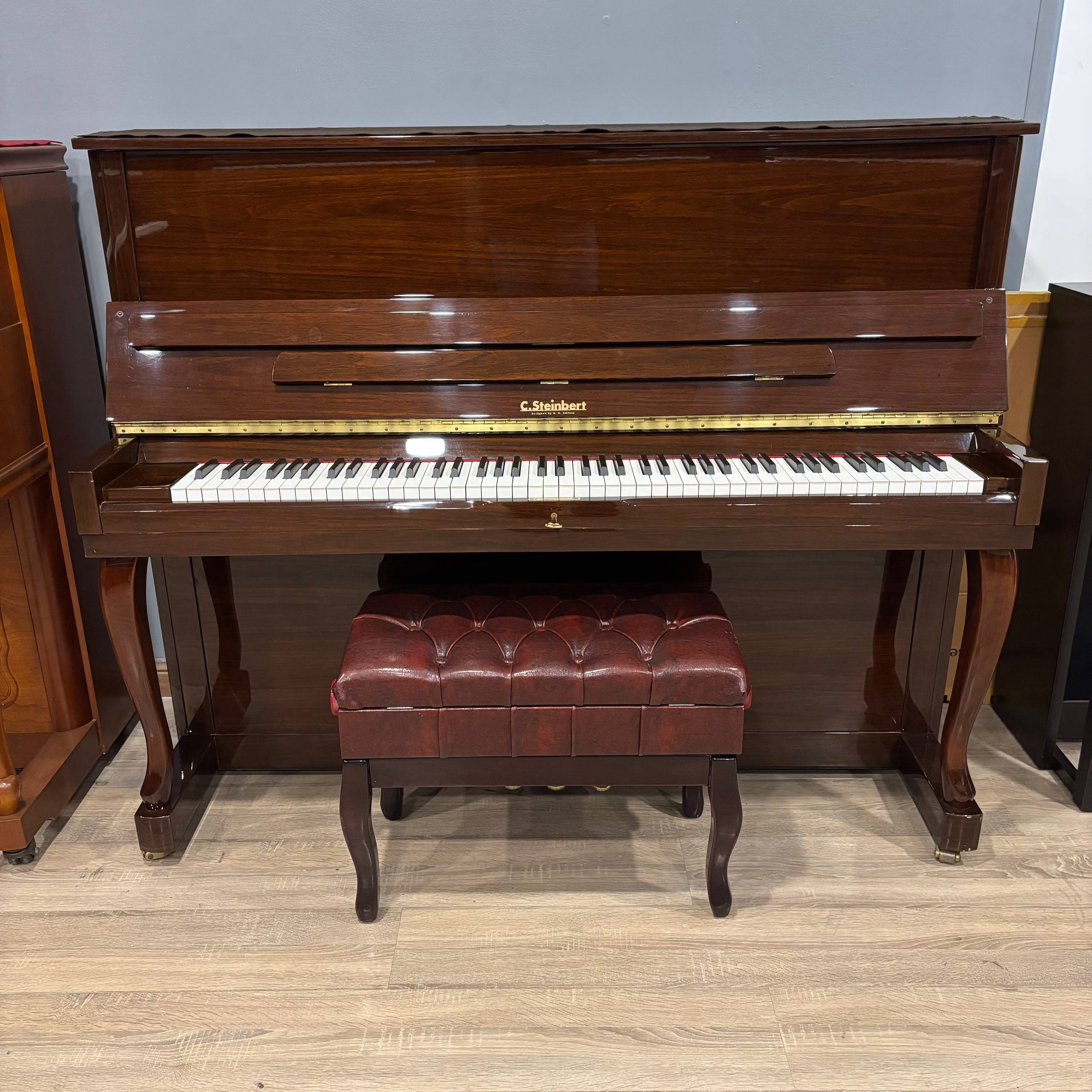 پیانو آکوستیک کارکرده سی اشتاینبرت C.STEINBERT ارتفاع 121